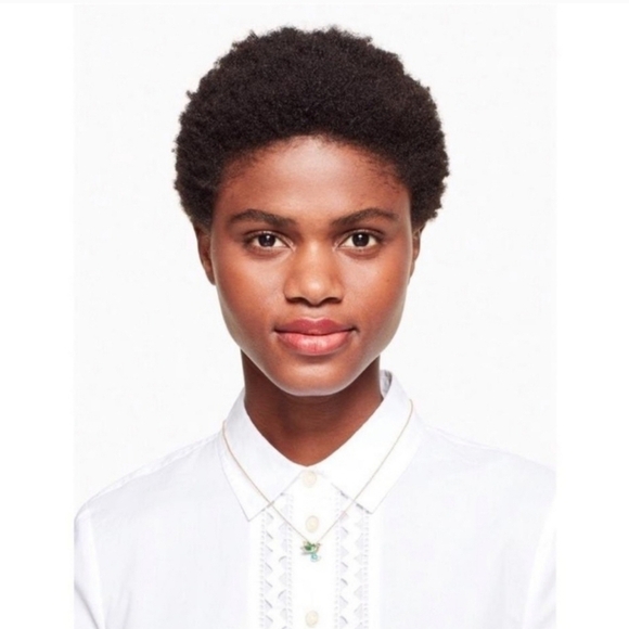 🔹️KATE SPADE🔹️ Scenic route Hummingbird 17” Gold Accent Necklace With Extender - Picture 4 of 6